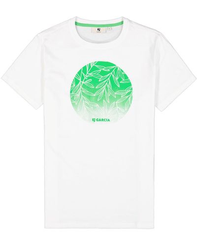 Garcia Kurzarmshirt men`s T-shirt ss - Grün