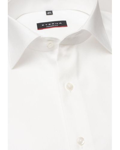 Eterna Blusenshirt Hemd 8817 X18K - Weiß