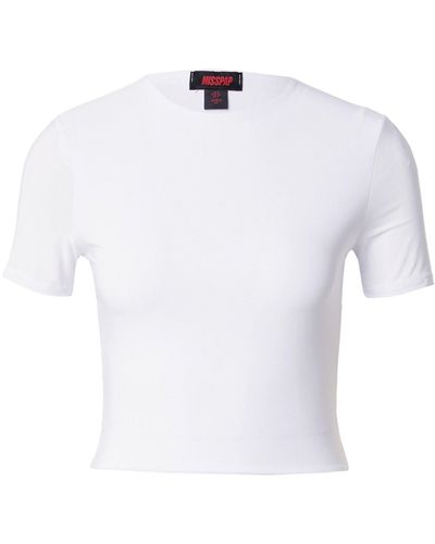 MissPap T-Shirt (1-tlg) Plain/ohne Details - Weiß