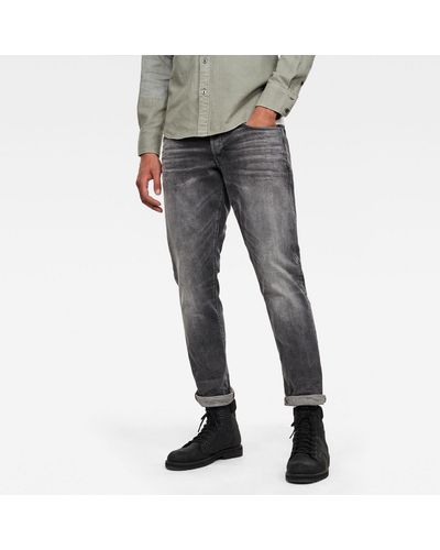 G-Star RAW Regular-fit-Jeans 3301 Straight Tapered - Grau