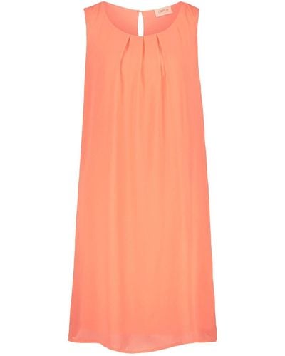 Cartoon Sommerkleid Kleid Kurz ohne Arm - Orange