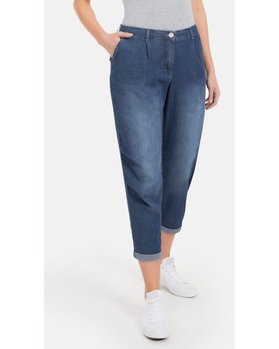 Recover Pants Relax-fit-Jeans Bonny mit aufwendiger Effektwaschung - Blau
