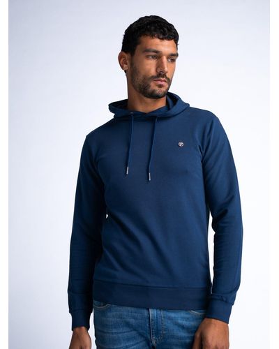 Petrol Industries Kapuzensweatshirt Men Sweater Hooded - Blau