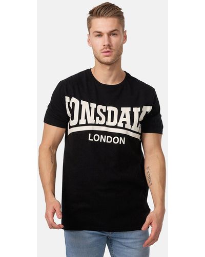 Lonsdale London T-Shirt YORK - Schwarz