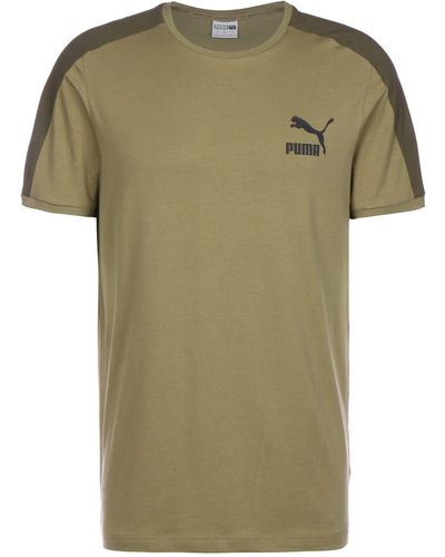 PUMA Iconic T7 T-Shirt - Grün