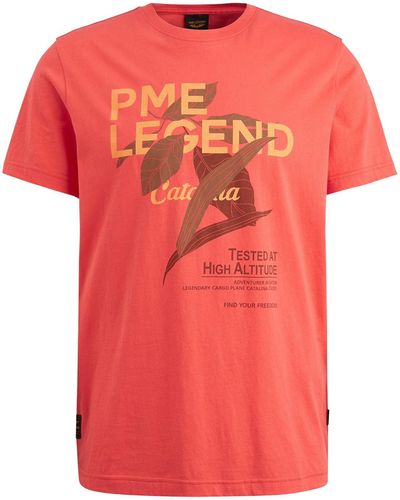 PME LEGEND T-Shirt Short sleeve r-neck - Pink