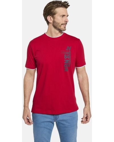 Jan Vanderstorm T-Shirt FLEMMING - Rot