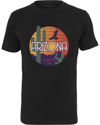 Mister Tee T-Shirt American Life Arizona Tee (1-tlg) - Schwarz