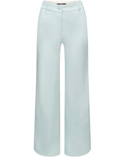 Esprit Anzughose SPORTY PUNTO Mix & Match Hose mit geradem Bein - Blau