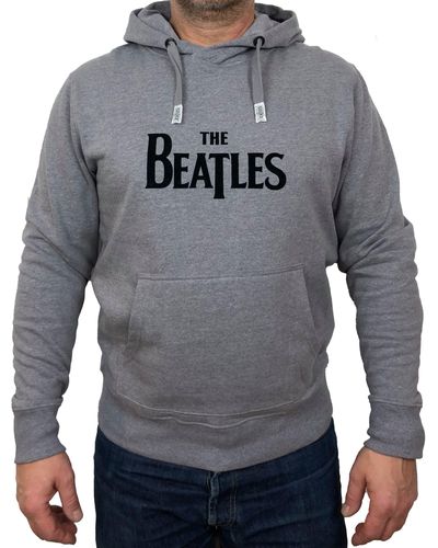 The Beatles The Kapuzensweatshirt Beatles, Hoodie, "Logo", Grau, (ü, 1-tlg., Stück) mit Frontprint