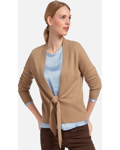 include Strickjacke Cashmere mit Knopfleiste - Braun