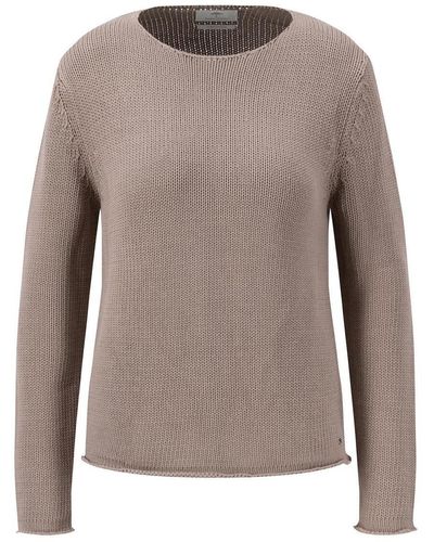 Fynch-Hatton Sweatshirt PULLOVER O-NECK BASIC - Grau