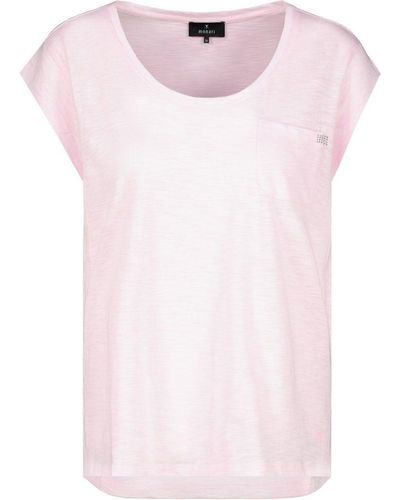 Monari Kurzarmshirt T-Shirt bloom - Pink
