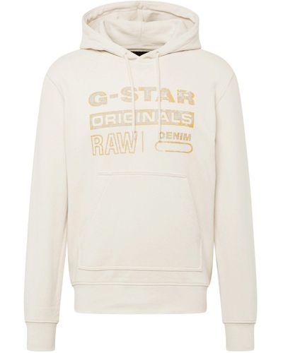 G-Star RAW Sweatshirt Distressed Originals (1-tlg) - Weiß