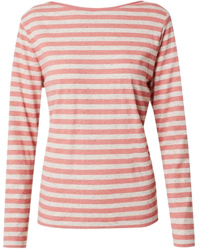 Esprit Langarmshirt (1-tlg) Plain/ohne Details - Pink