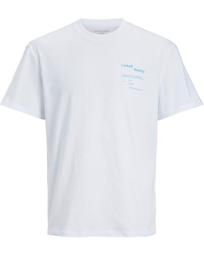 Jack & Jones T-Shirt CHAIN (1-tlg) - Weiß
