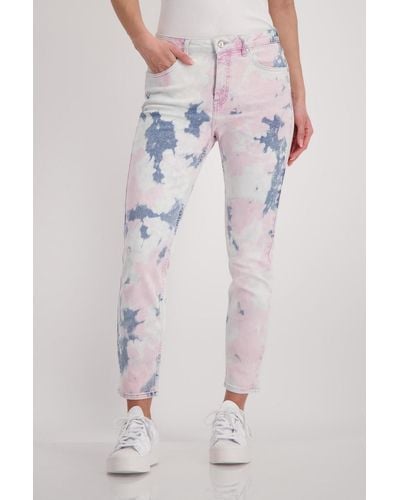 Monari Regular-fit-Jeans Hose - Pink