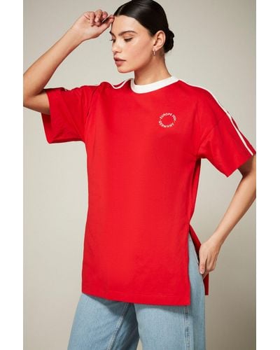 Next Active Sport T-Shirt mit Grafik (1-tlg) - Rot