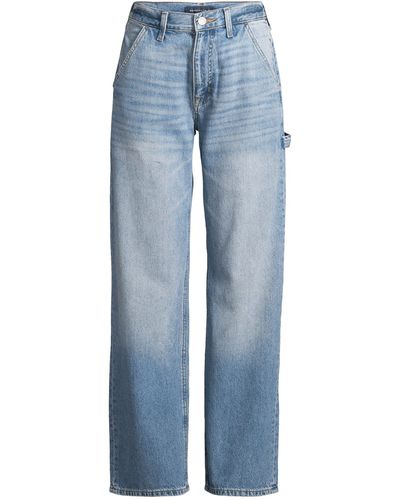 Aéropostale Weite Jeans (1-tlg) Plain/ohne Details - Blau