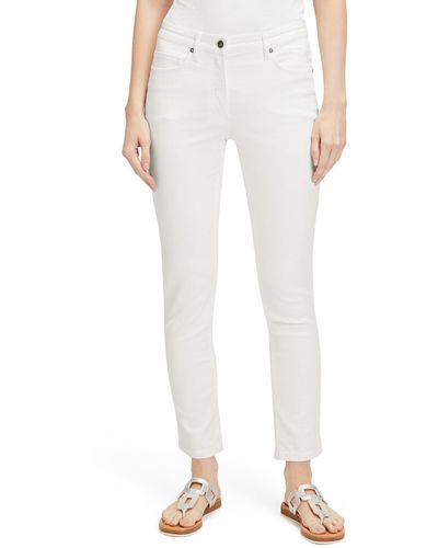 Betty Barclay 7/8-Jeans mit Waschung - Weiß