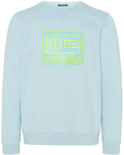 Chiemsee Sweatshirt im trendigen PlusMinus-Design 1 - Blau