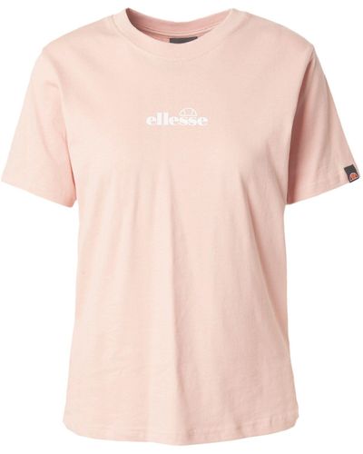 Ellesse T-Shirt Svetta (1-tlg) Stickerei - Pink