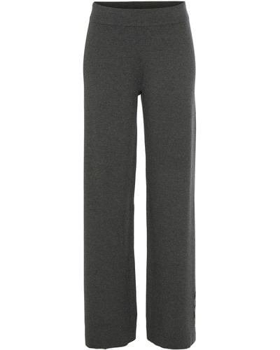 Elbsand Strickhose -Loungehose mit weitem Bein, Loungewear - Grau