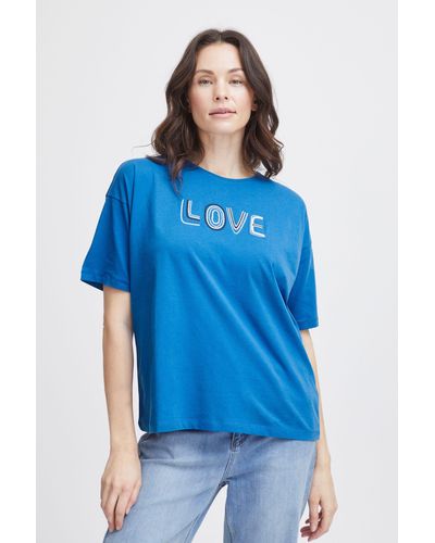 Fransa T-Shirt FRKOKO TEE 1 - Blau