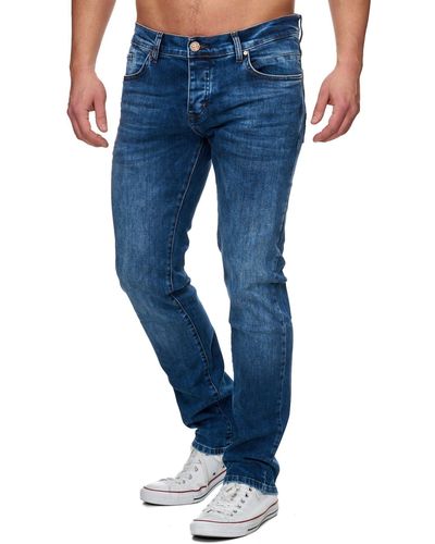 Tazzio Slim-fit-Jeans 16531 Stretch mit Elasthan - Blau