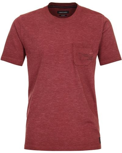 CASA MODA T-Shirt uni - Rot