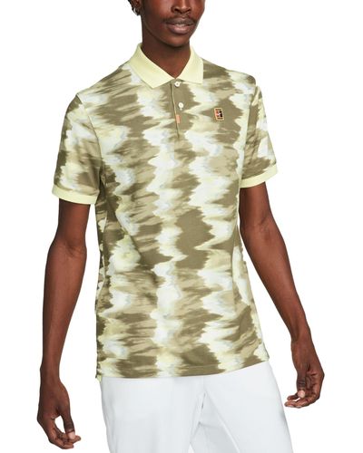 Nike Poloshirt Print Slim-Fit Polo - Grün