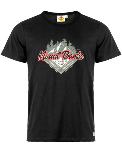 ROADSIGN australia T-Shirt Mount Banks - Schwarz