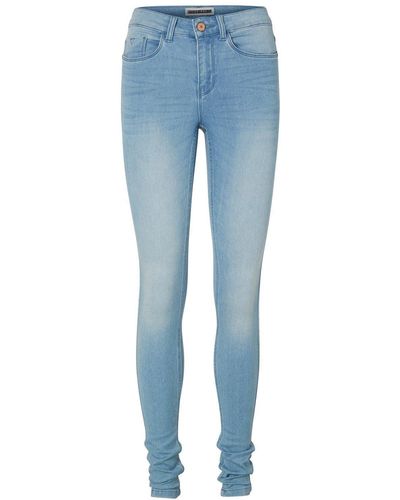Noisy May Slim-fit-Jeans EXTREME LUCY Jeanshose mit Stretch - Blau