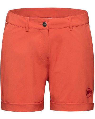Mammut Runbold Roll Cuff Shorts Women - Orange