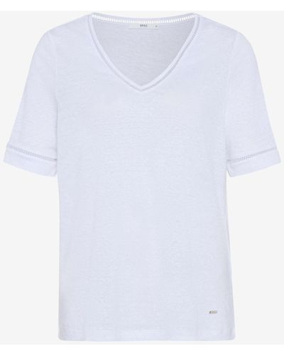 Brax T-Shirt STYLE.CARRY - Weiß