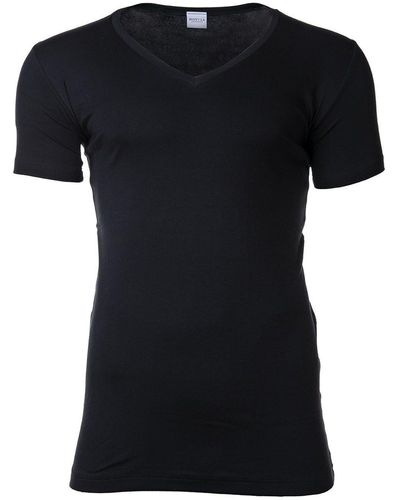 Novila T-Shirt - V-Ausschnitt, Natural Comfort - Schwarz