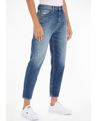 Frauen Jeans - Lyst Destroyed für | Bis Tommy DE Rabatt 57% Hilfiger