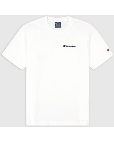 Champion Kurzarmshirt Crewneck T-Shirt WHT - Weiß