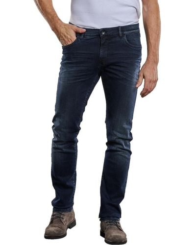 Engbers Stretch- Jeans 5-Pocket Superstretch - Blau