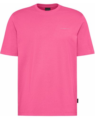 Bugatti T-Shirt mit moderner Passform - Pink