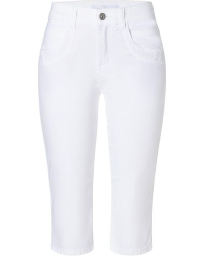 M·a·c 5-Pocket-Jeans CAPRI - Weiß