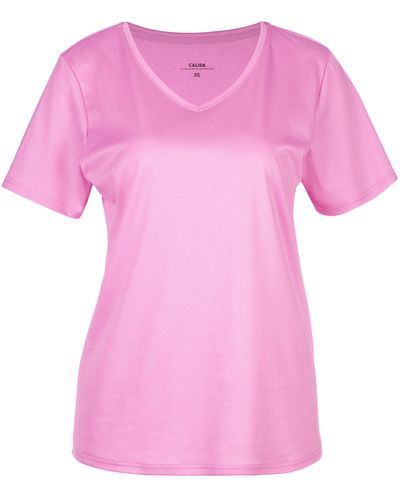 CALIDA Kurzarmshirt Favourites (1-tlg) - Pink
