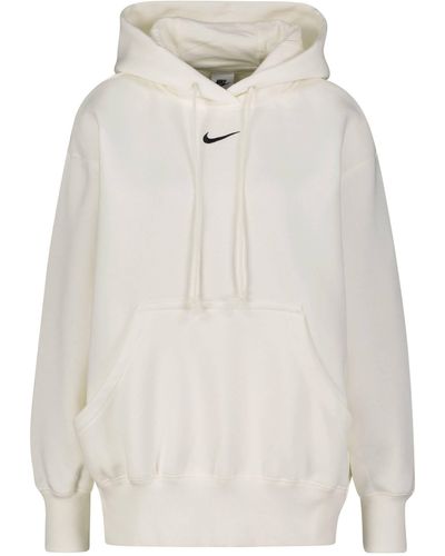 Nike Hoodie PHOENIX FLEECE Oversized Fit - Weiß
