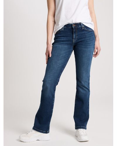Cross Jeans CROSS ® Bootcut-Jeans Lauren - Blau