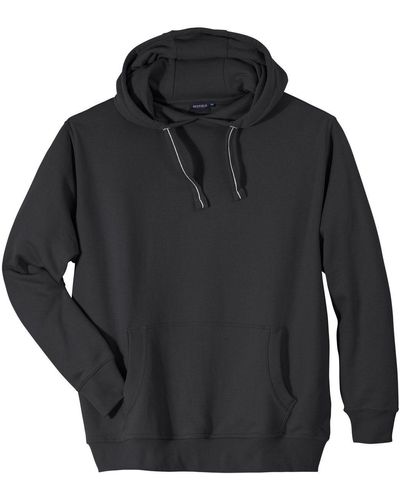 Redfield Kapuzensweatshirt Große Größen Kapuzen-Sweatshirt schwarz