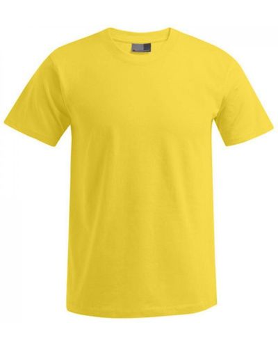 Promodoro Rundhalsshirt Men ́s Premium T-Shirt - Gelb