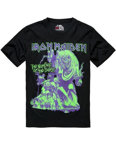 BRANDIT T-Shirt Iron Maiden Number of the Beast I - Schwarz