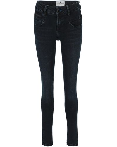 Freeman T.porter Skinny-fit-Jeans Alexa (1-tlg) Plain/ohne Details - Schwarz