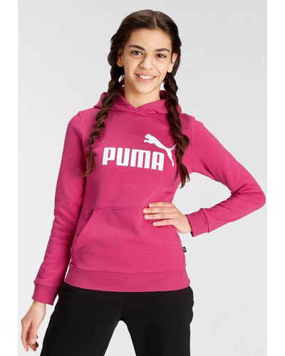 Puma Ess Logo Hoodie Sweatshirts für Frauen - Bis 34% Rabatt | Lyst DE