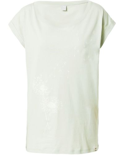 Iriedaily T-Shirt Pusteblume (1-tlg) Plain/ohne Details - Grün